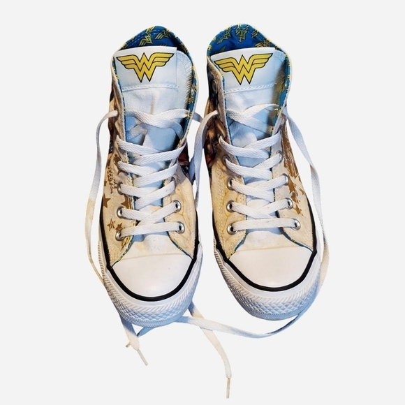 Converse Wonder Woman High-Top Sneakers - Picture 3 of 9